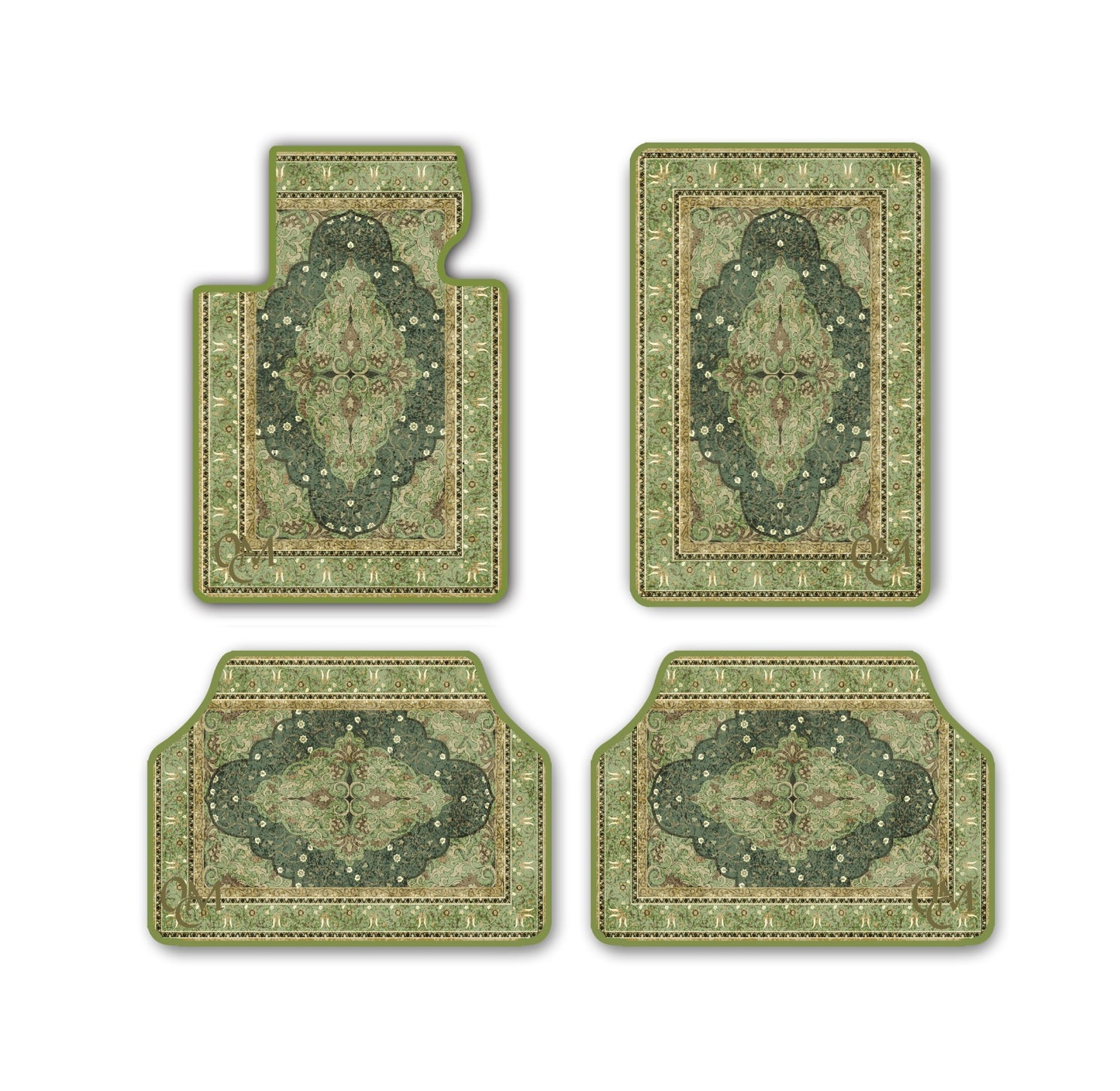 Car Carpet Set Red - 4 Pieces