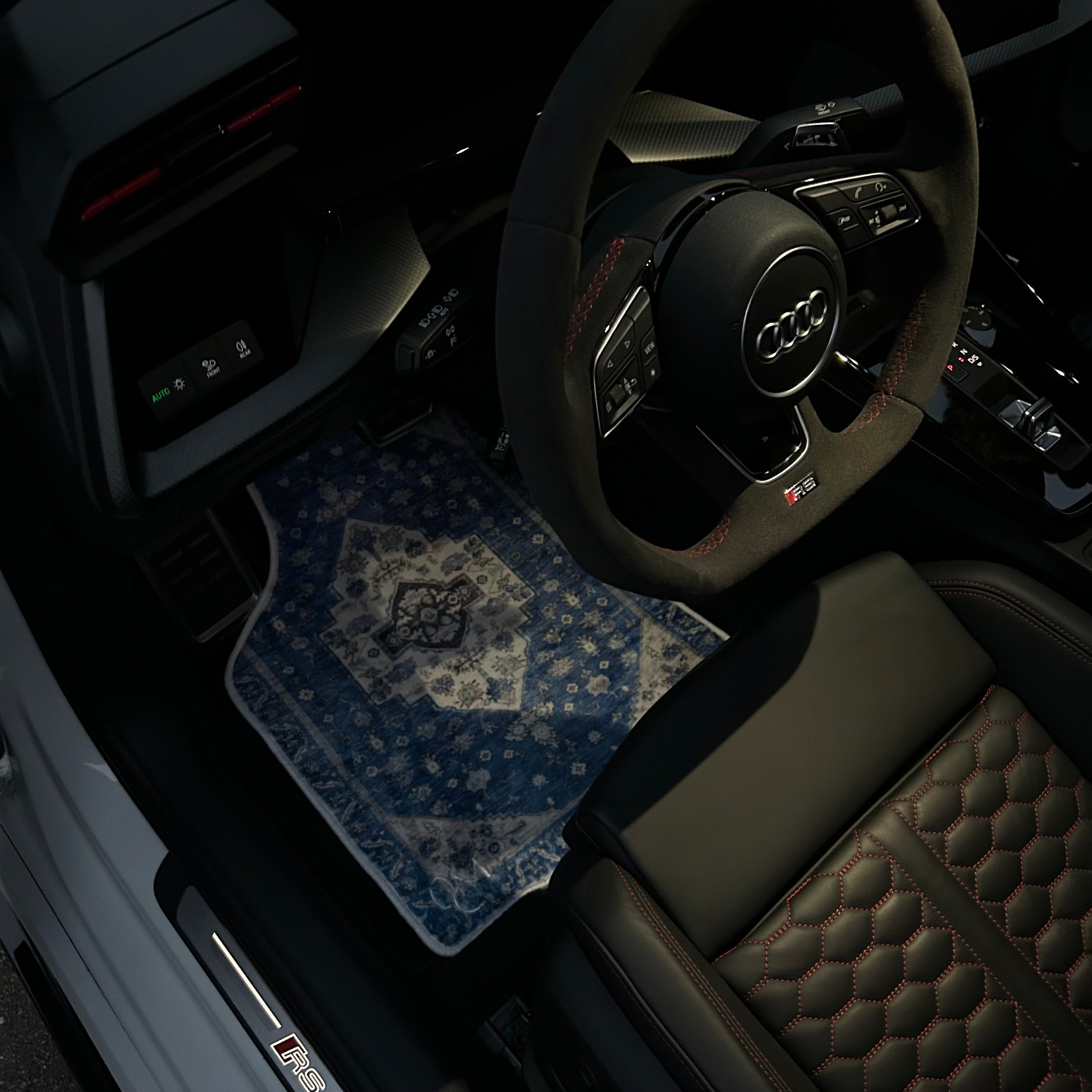 Car carpet set blue - 4 pieces Limited