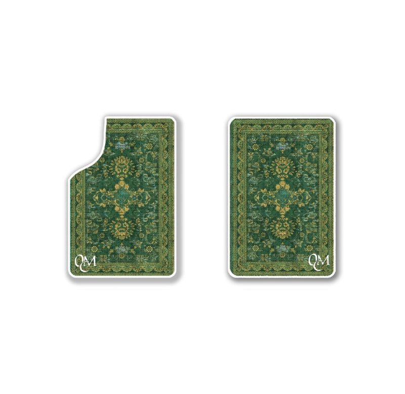 Car carpet set Green - 2 pieces 