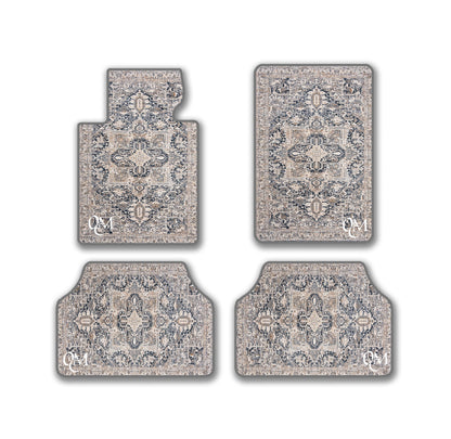 Jeu de tapis de voiture rouge - 4 pièces
