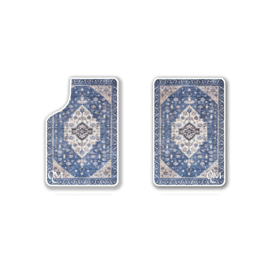 Car carpet set blue - 4 pieces 