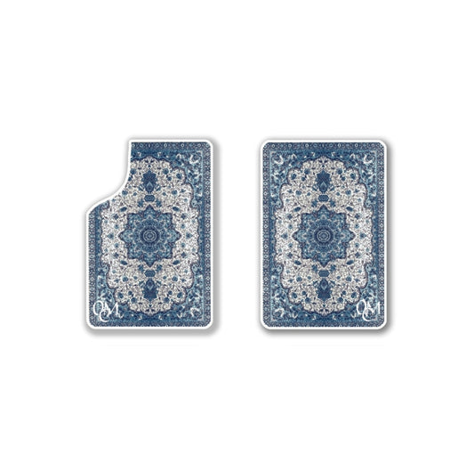 Car carpet set dark Blue - 2 pieces 