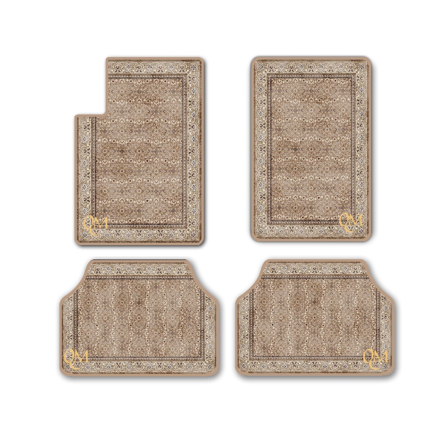Car Carpet Set Red - 4 Pieces