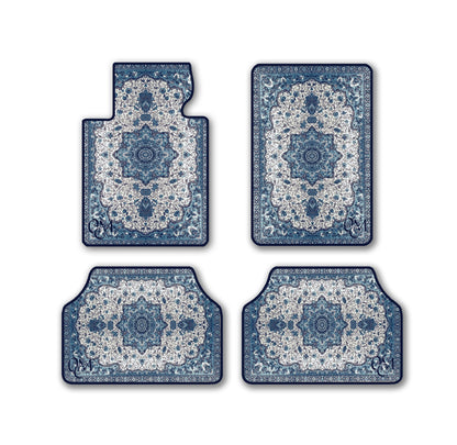 Jeu de tapis de voiture rouge - 4 pièces
