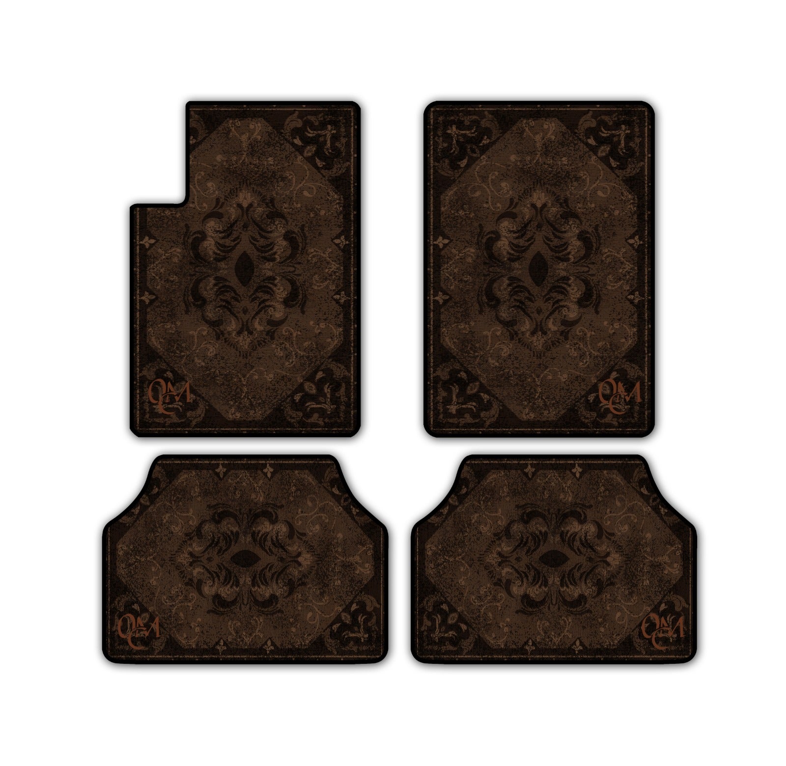 Car Carpet Set Red - 4 Pieces